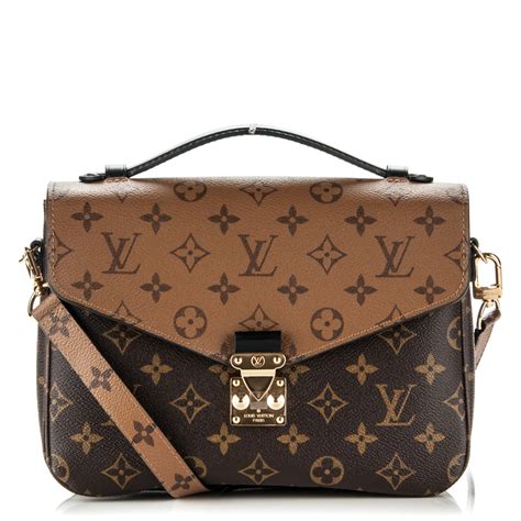 lv pochette metis east west reverse monogram|pochette métis monogram reverse.